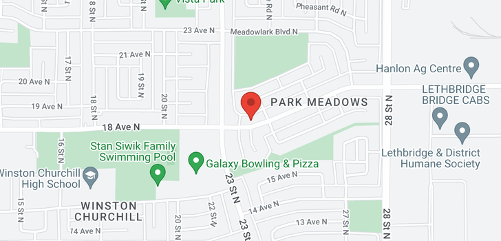 map of 25 Park Meadows Boulevard N